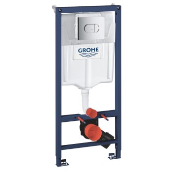 Tualetes poda komplekts Grohe taustiņš Arena Cosmo hroms 38858000, stiprinājumi, 500x230 mm, h=1130 m