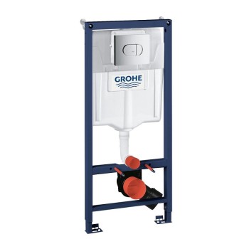 Tualetes poda komplekts Grohe taustiņš Arena Cosmo hroms 38858000, stiprinājumi, 500x230 mm, h=1130 m