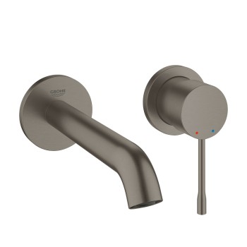 Vannas istabas izlietnes maisītājs Grohe Essence M-Size iebūvējams 2 izvadi, brushed dark graphite   19408AL1