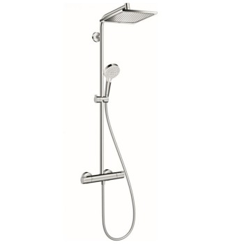 Dušas sistēma Hansgrohe Crometta E 240 1jet/Crometta Vario, ar termostatu Hromēta