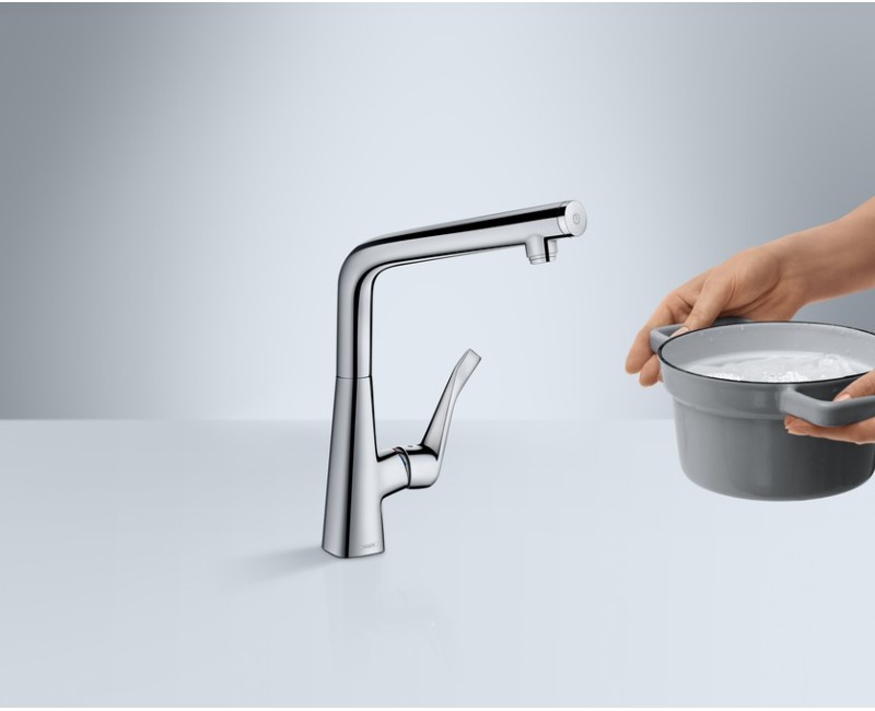 Hansgrohe Metris Select Virtuves jaucējkrāns 320, 14883800