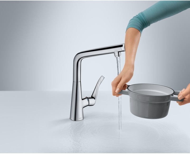 Hansgrohe Metris Select Virtuves jaucējkrāns 320, 14883800