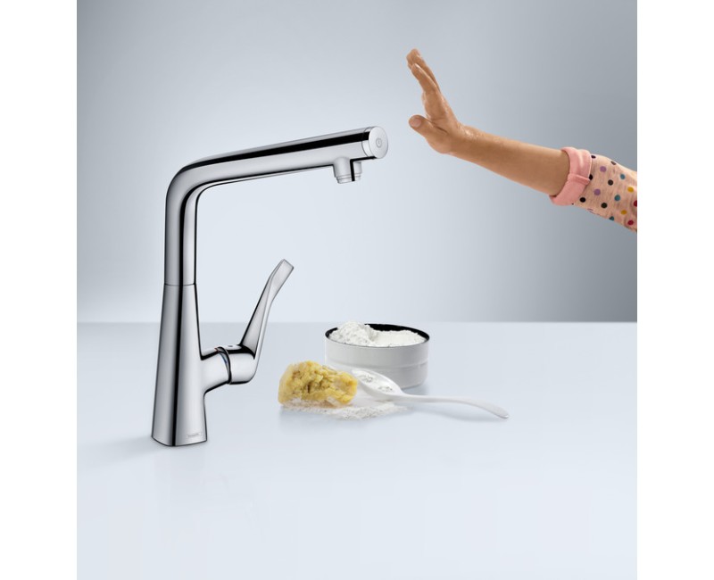 Hansgrohe Metris Select Virtuves jaucējkrāns 320, 14883800