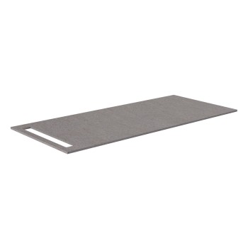 Darbo paviršius Kame Universal HPL su rankšluosčių laikikliu 110cm, Pilkas mėnulis WP-1/10-3/H12