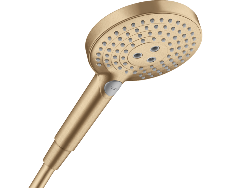 Dušas sistēma Hansgrohe Pulsify 260 2 jet ar termostatu ShowerTablet Select 400, Bronza