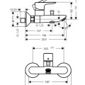 Hansgrohe Talis E Vannas/dušas jaucējkrāns, 71740140