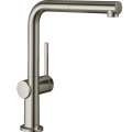 Virtuvės kriauklės maišytuvas Hansgrohe Talis M54 270 1jet, su ištraukiamu antgaliu, nerūdijančio plieno
