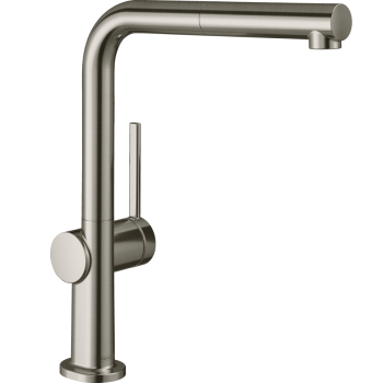 Virtuvės kriauklės maišytuvas Hansgrohe Talis M54 270 1jet, su ištraukiamu antgaliu, nerūdijančio plieno