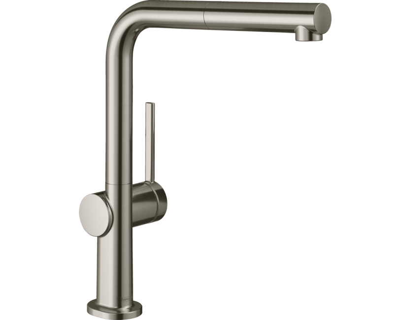 Virtuvės kriauklės maišytuvas Hansgrohe Talis M54 270 1jet, su ištraukiamu antgaliu, nerūdijančio plieno