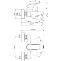Ideal Standard Ceraflex Смеситель для ванны/душа, B1721AA