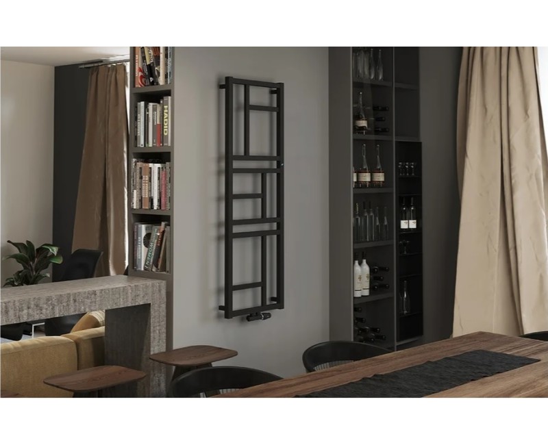 Instal Projekt Полотенцесушитель Mondrian 600x1440mm, melns