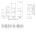 Instal Projekt Полотенцесушитель Mondrian 600x1440mm, melns