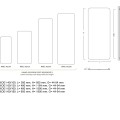 BIONIC 2 Электр. полотенцесушитель 480x1164мм 480W, серый C19