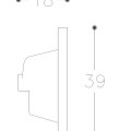 Vannos kambario spintelė Raguvos baldai SCANDIC su kriaukle 80cm, 15112501