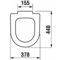 JIKA MIO WC крышка, H8927113000001