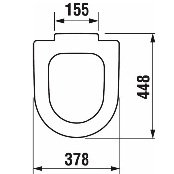 JIKA DEEP WC poda sēdriņķis, bez vāka H8932823000631