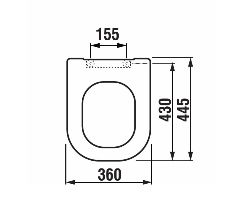 JIKA DEEP WC Soft Close крышка, H8936113000631