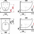 JIKA MIO Подвесное биде H8317120003021