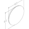 Kame ROUND Зеркало с освещением 60см, 22504300