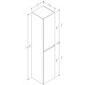 Kame LOFT Шкафчик боковой высокий 166x35cm, TU/35-2/D02-LFT