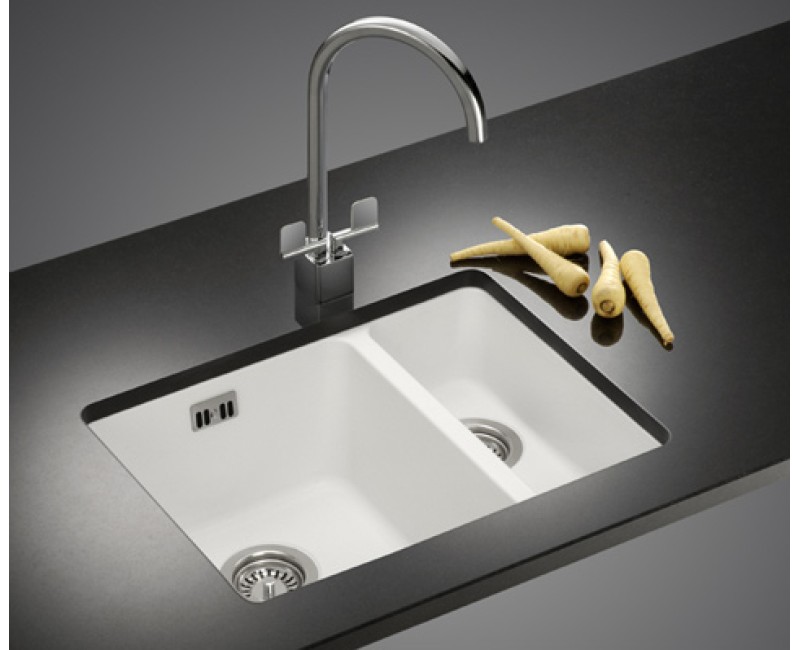 Franke Virtuves izlietne KUBUS 54.5x44.5cm, KBK 160, balta 126.0735.188