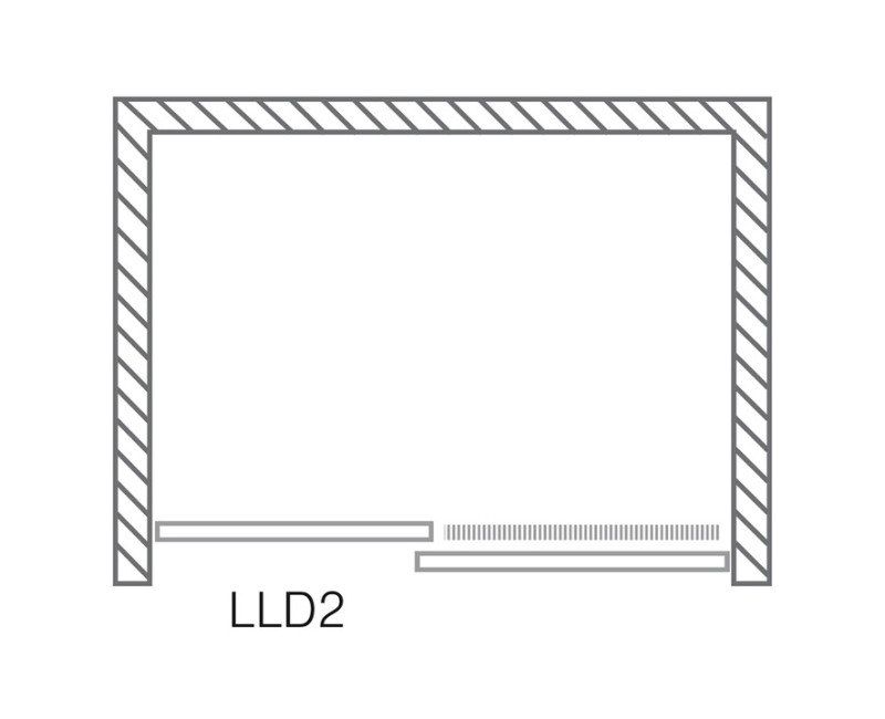 Roth Bīdāmās dušas durvis LLD2 1600mm