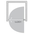Roltechnik Душевые двери LLDO1 900mm