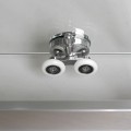 Roltechnik Душевой уголок полукруглый LLR2 800x800mm, блестящий