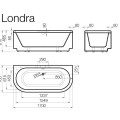 Vispool Vanna LONDRA 170x76
