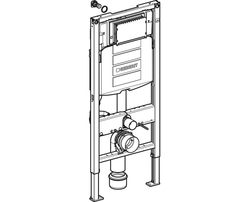 Montāžas rāmis Geberit WC podam Duofix Sigma, 111.300.00.5