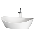 PAA IAMO/00 Amore kriauklė akmens masės 600x370mm balta