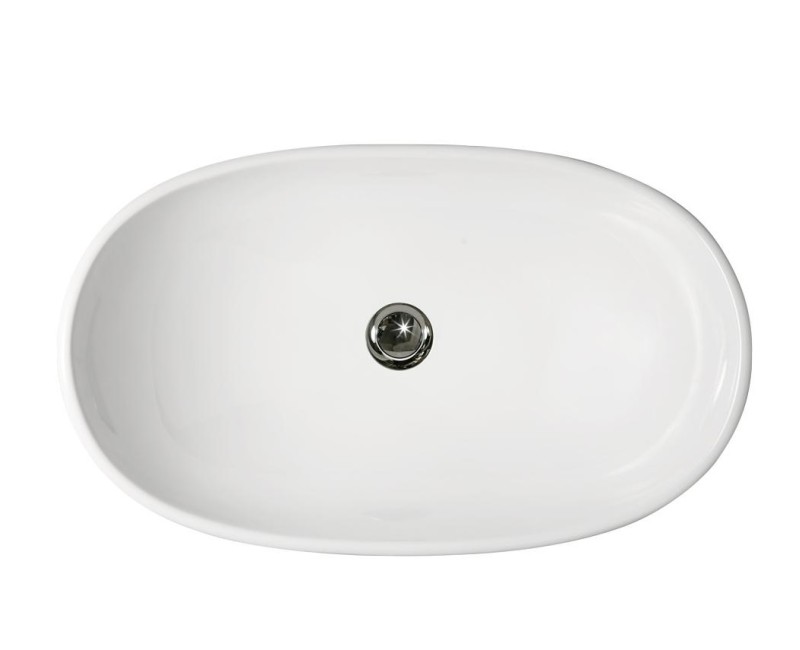 PAA IAMO/00 Amore kriauklė akmens masės 600x370mm balta