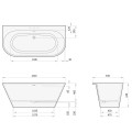 Vanna PAA DECO WALL S SilkStone 1660x810mm Grafito