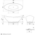 PAA Vanna FELICE 1945x830, silkstone, matte grey