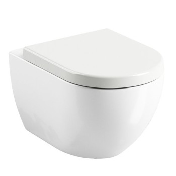 Pakabinamas tualetas Ravak Chrome AquaSpin su SoftClose dangčiu, X03121