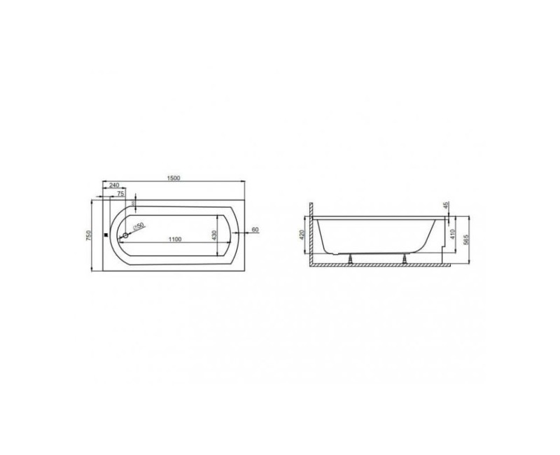 Polimat Vonia CLASSIC 150x75 cm, 00279