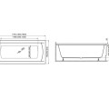 Polimat Vonia INES 180x80 cm, 00720
