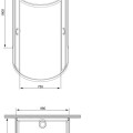 Radaway Душевой уголок полукруглый  Premium Plus P 100x90