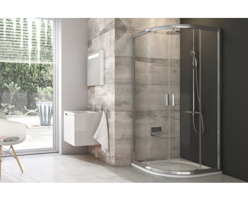 RAVAK Душевой уголок полукруглый Blix BLCP4 90x90cm