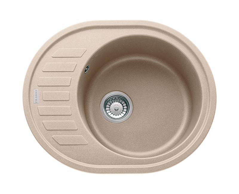 FRANKE Virtuves izlietne RONDA 62x50 cm, ROG 611-62 manual, beig