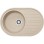 FRANKE Virtuves izlietne RONDA 77x50 cm, ROG 611 pop-up, beige