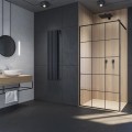 Radaway Dušo siena Modo New Black II Factory 90x200cm