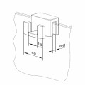 Radaway Āķis montēšanai uz stikla, WR-054