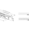 RAVAK Runway Dušas noteces traps 850mm, X01751