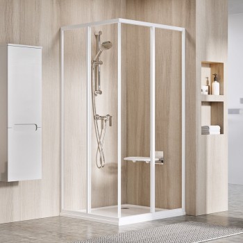 RAVAK Душевой уголок квадратный 2xSRV2S 90x90 cm, (1 сторона) белый