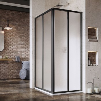 RAVAK Душевой уголок квадратный 2xSRV2S 80x80 cm (1 сторона) чёрный