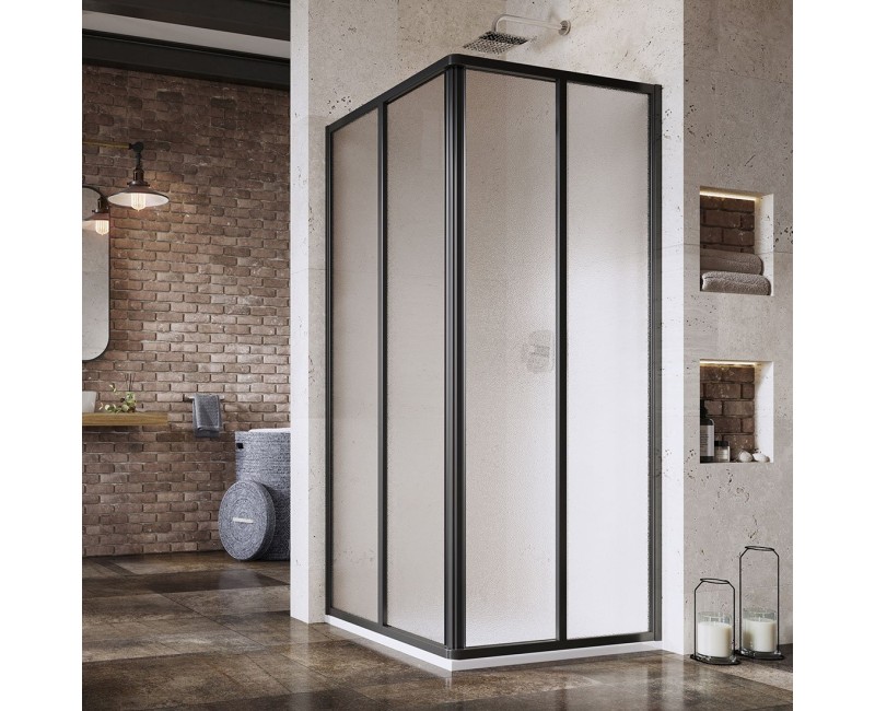 RAVAK Душевой уголок квадратный 2xSRV2S 90x90 cm (1 сторона) чёрный