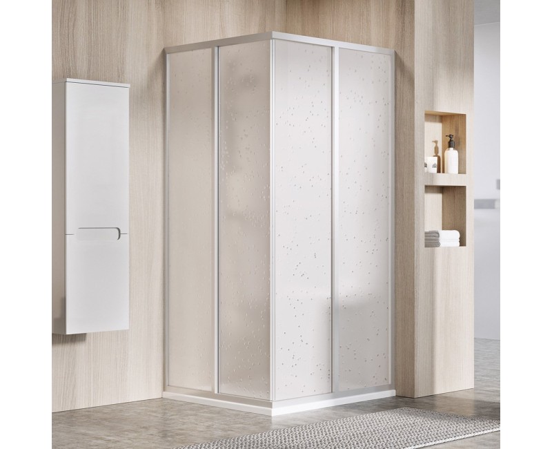RAVAK Dušas stūris kvadrātveida SRV2S 80x80 cm (1 puse) satīns