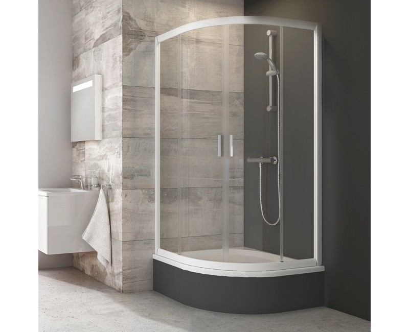 RAVAK Душевая кабина полукруглая BLCP4 Sabina 80x80