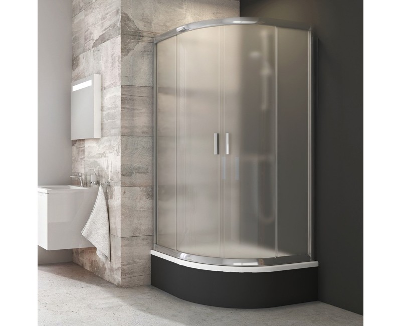 RAVAK Душевая кабина полукруглая BLCP4 Sabina 80x80